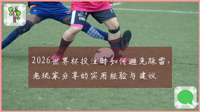 2026世界杯投注时如何避免踩雷，老玩家分享的实用经验与建议